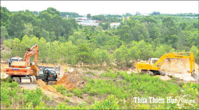 Xử phạt hành chính doanh nghiệp khai thác đất trái phép