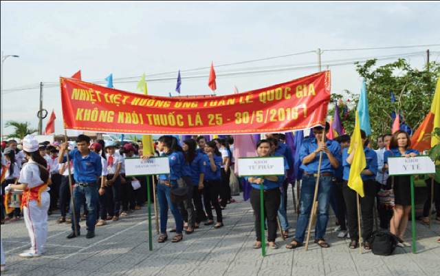 Xây dựng môi trường không khói thuốc lá