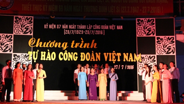 Đêm nhạc hát vang “Tự hào Công đoàn Việt Nam”