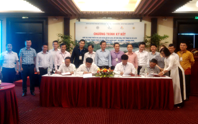 Ký kết hợp tác phát triển du lịch giữa bốn địa phương