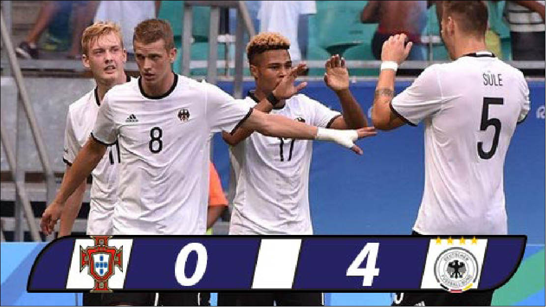 Môn bóng đá nam Olympic Rio 2016 Đã xác định được 4 đội vào vòng bán kết