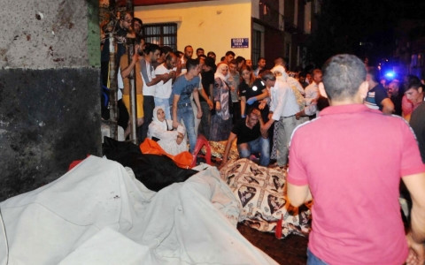 Đánh bom đám cưới ở Thổ Nhĩ Kỳ 22 người chết, 100 người bị thương