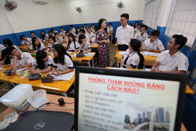 Đưa nội dung phòng, chống tham nhũng vào giảng dạy
