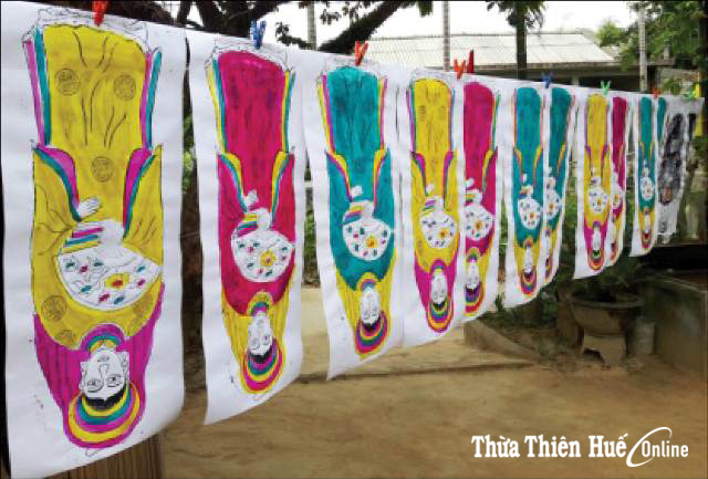 “Trải lòng” từ tranh làng Sình