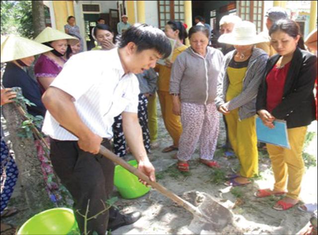 Đầm phá Thủy Diện sạch rác