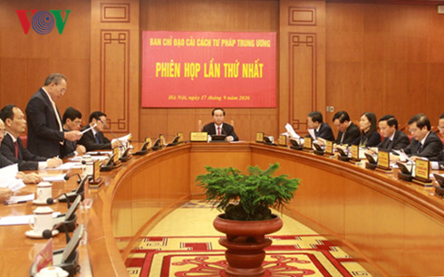 Chủ tịch nước chủ trì phiên họp thứ nhất Ban Chỉ đạo cải cách tư pháp