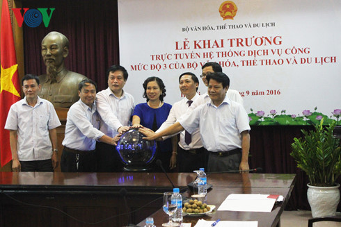 Bộ Văn hóa - Thể thao  Du lịch khai trương 13 dịch vụ công trực tuyến
