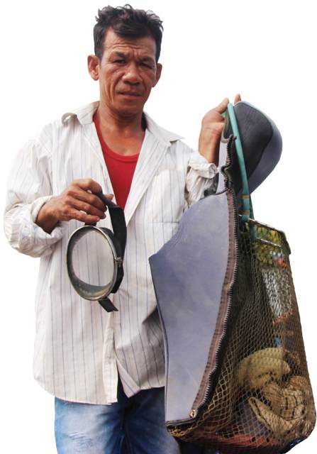 Mong manh nghề lặn