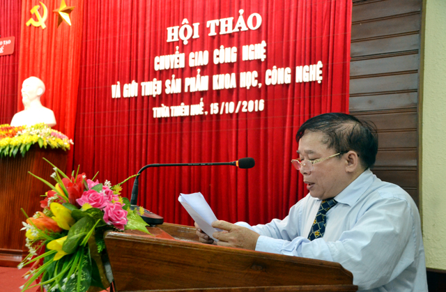 Chuyển giao công nghệ và giới thiệu sản phẩm khoa học – công nghệ mới