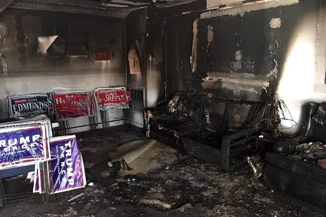 Mỹ Văn phòng Đảng Cộng hòa tại Bắc Carolina bị phóng hỏa