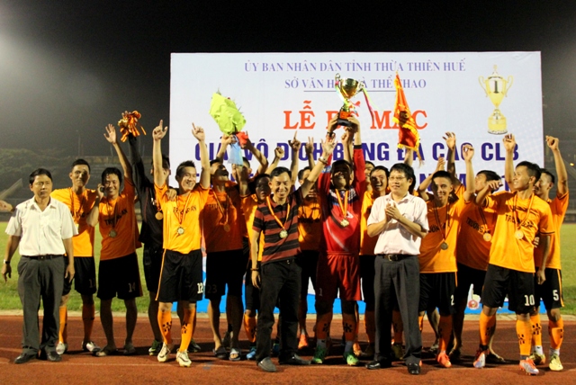 Trường An giành ngôi vương giải vô địch bóng đá các CLB tỉnh – 2016