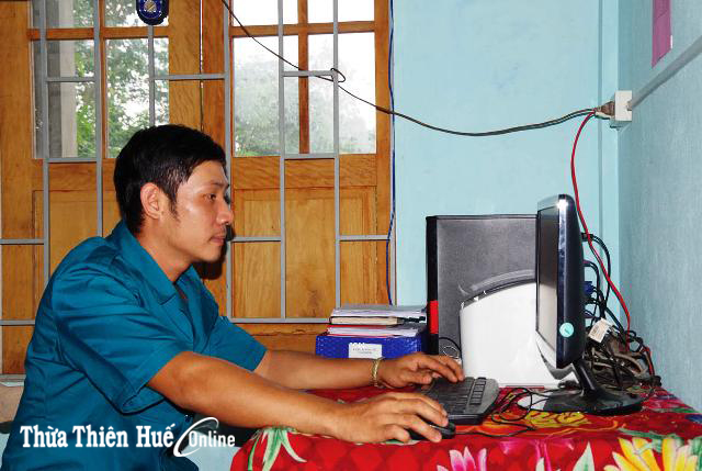 Trung đội trưởng dân quân nhiệt huyết