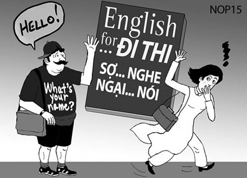 Dạy và học tiếng Anh Nhiều người thi điểm cao nhưng không nói được