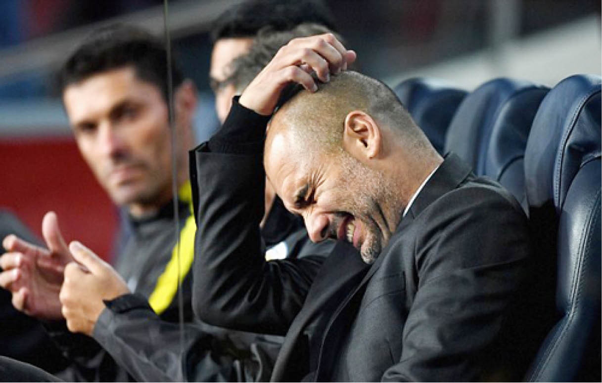 Pep Guardiola gặp khó