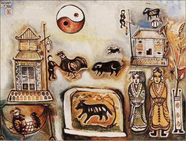 Đưa tranh làng Sình ra phòng triển lãm