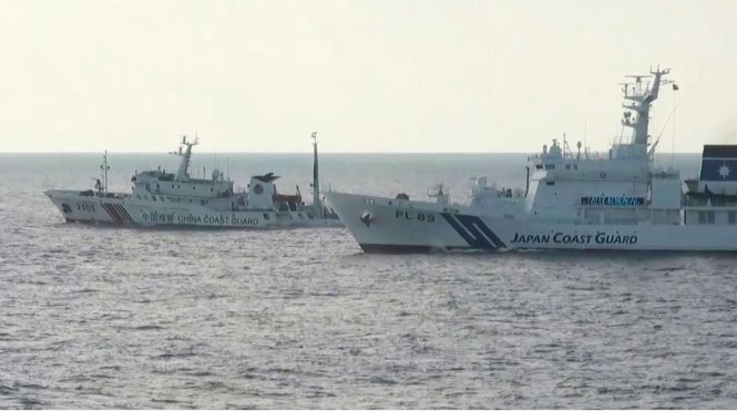 Nhật diễn tập phối hợp chống tàu đánh cá trái phép