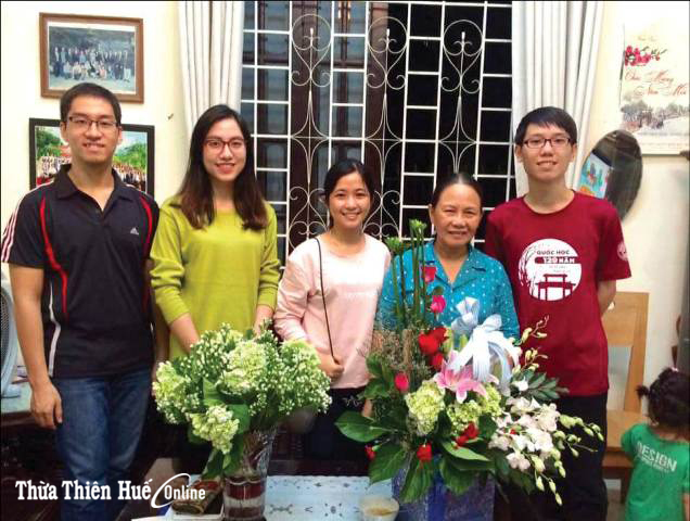 Những bông hoa tặng thầy