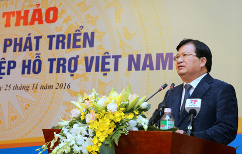 Phó Thủ tướng Trịnh Đình Dũng Phải coi công nghiệp hỗ trợ là ngành trọng yếu