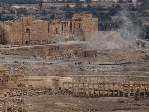 Mỹ lo ngại nhiều vũ khí quan trọng tại Palmyra rơi vào tay IS