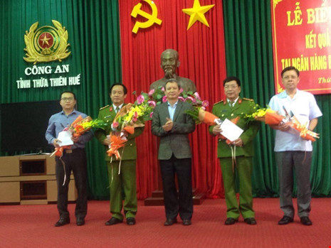 Vụ cướp ngân hàng BIDV ở Huế Khen thưởng ban chuyên án