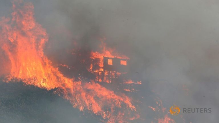 Chile Cháy rừng thiêu huỷ 100 ngôi nhà, 19 người bị thương