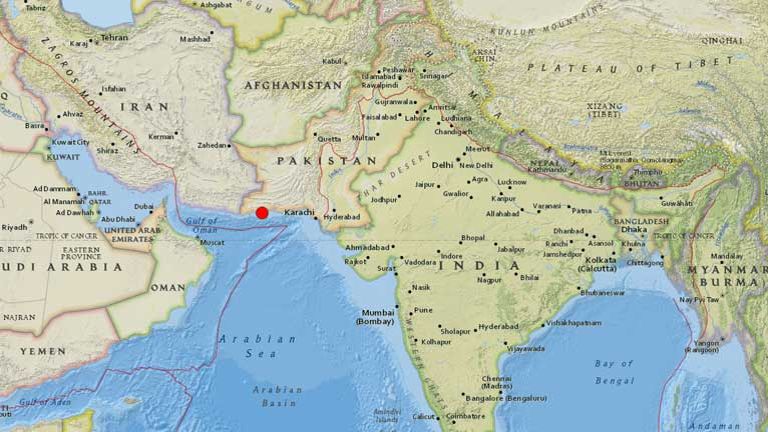 Động đất mạnh 6,3 độ Richter rung chuyển bờ biển Pakistan
