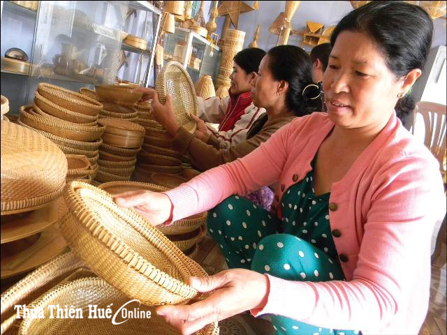 Hàng mây tre Bao La sẽ có biểu tượng Huế