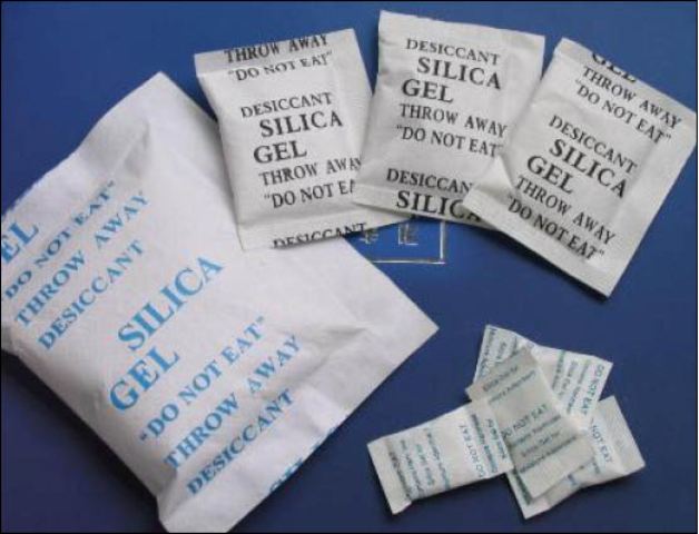 Cẩn thận với gói hút ẩm