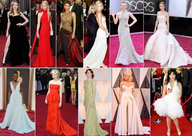 Điểm lại những bộ trang phục ấn tượng các mùa Oscar trước