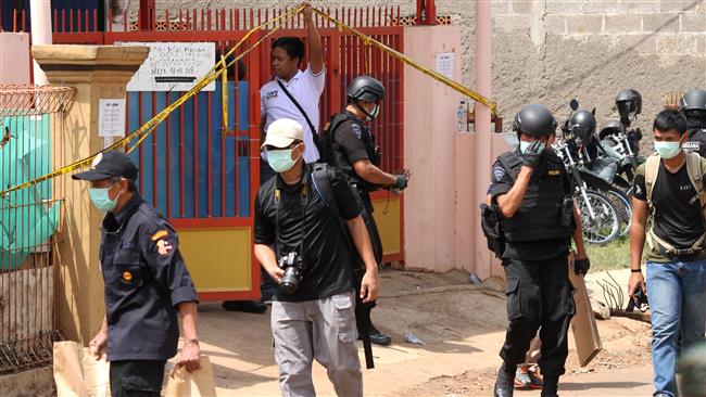 Nổ bom tự chế ở Indonesia, cảnh sát đấu súng với hung thủ