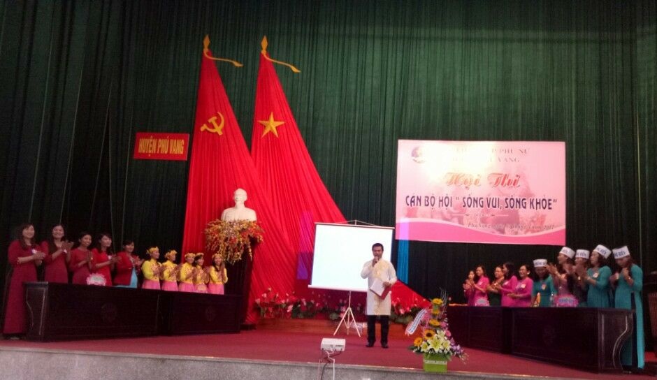 Cán bộ hội “Sống khoẻ, sống vui”