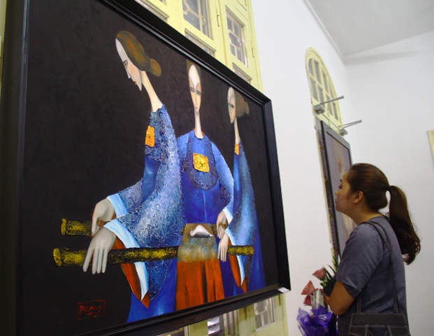 Trưng bày 57 tác phẩm mỹ thuật của nghệ sĩ trẻ