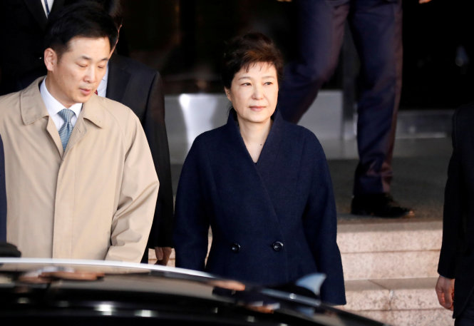 Công tố viên Hàn Quốc đề nghị bắt bà Park Geun hye
