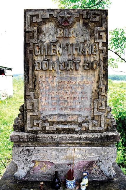 Chứng tích 70 năm chiến thắng đồn Đất Đỏ