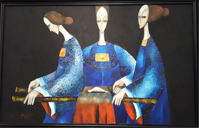 Ghi từ triển lãm Mỹ thuật trẻ 2017