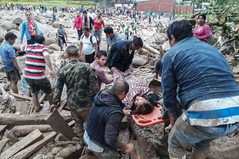 Colombia Lở đất khiến ít nhất 181 người thiệt mạng