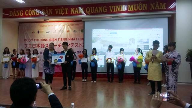 Lê Minh Trí giành giải Nhất khối trung cấp cuộc thi Hùng biện tiếng Nhật 2017