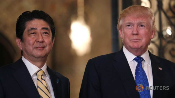 Thủ tướng Nhật ca ngợi cam kết của ông Trump với an ninh toàn cầu