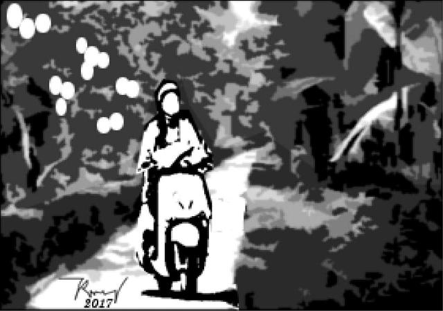 Đường nông thôn đã trở nên quá hẹp