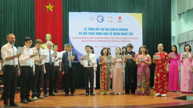 Trường đại học Y Dược Huế tổng kết dự án Carlo Urbani