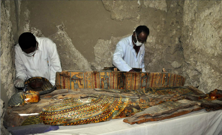 Xác ướp trong ngôi mộ cổ 3 500 tuổi ở Ai Cập