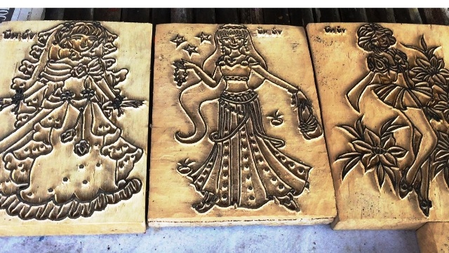 Tranh làng Sình có 6 mẫu mới tham dự Festival Nghề truyền thống