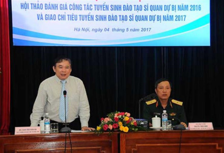 Tuyển chọn 630 nam sinh viên tốt nghiệp năm 2017 đào tạo sĩ quan dự bị