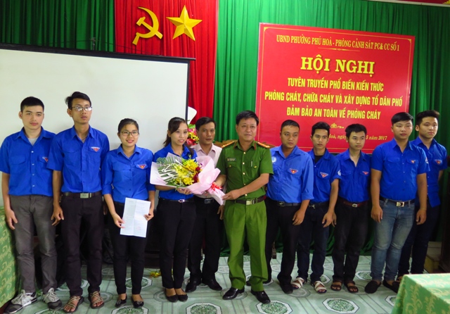 Phú Hòa xây dựng tổ dân phố an toàn về phòng cháy chữa cháy