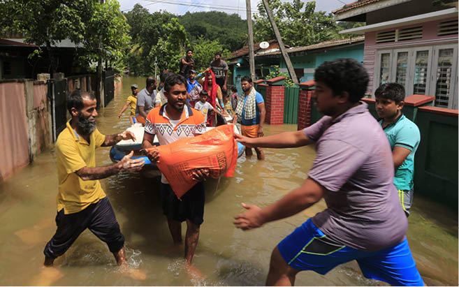 Sri Lanka tăng tốc hỗ trợ 500 000 nạn nhân lũ lụt