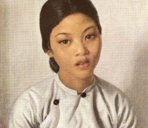 Bức tranh cô gái Huế  họa sĩ Jean Despujols
