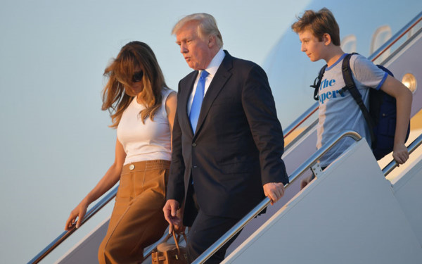 Đệ nhất phu nhân Melania Trump “đoàn tụ” cùng chồng tại Nhà Trắng