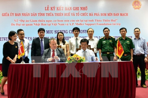 Denmark helps clear leftover ordnance in Thua Thien-Hue