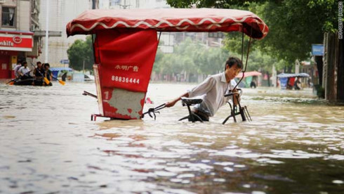15 triệu người dân Trung Quốc chịu ảnh hưởng của mưa bão