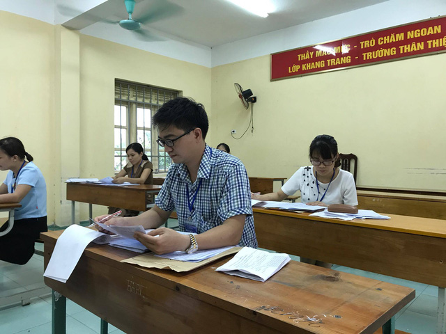 Chấm thi THPT quốc gia 2017 Nhiều bài thi trắc nghiệm bị điểm liệt